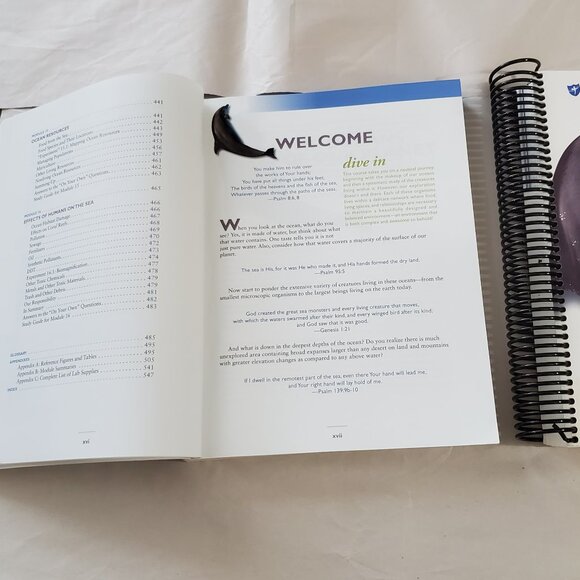 Apologia Set of Marine Biology Textbook and Student Notebook - Picture 7 of 11